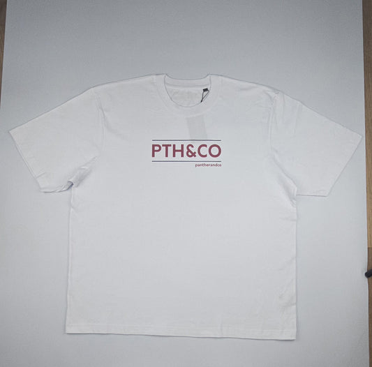 Camiseta manga corta hombre PTH&CO White