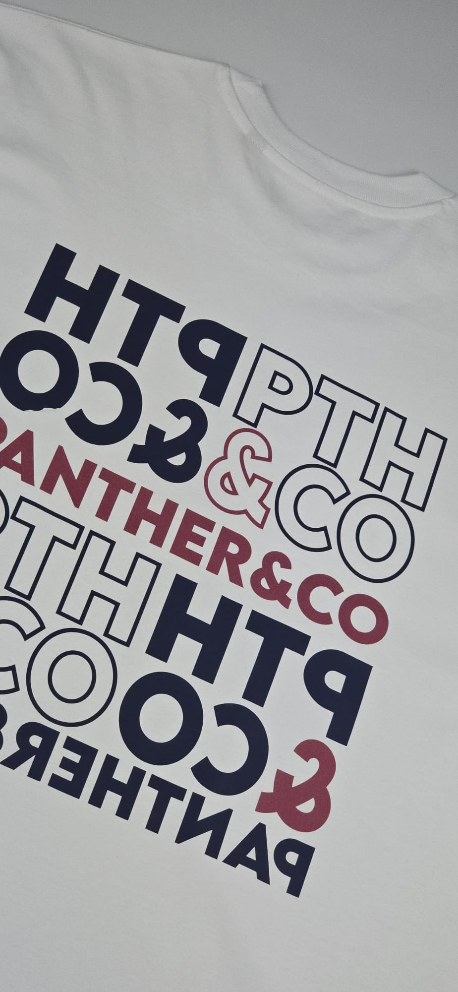 Camiseta manga corta hombre words White