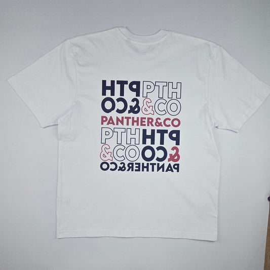 Camiseta manga corta hombre words White