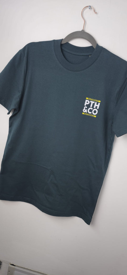 Camiseta manga corta hombre Verde words