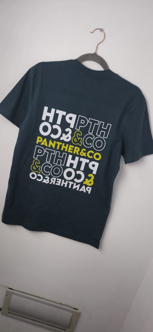 Camiseta manga corta hombre Verde words