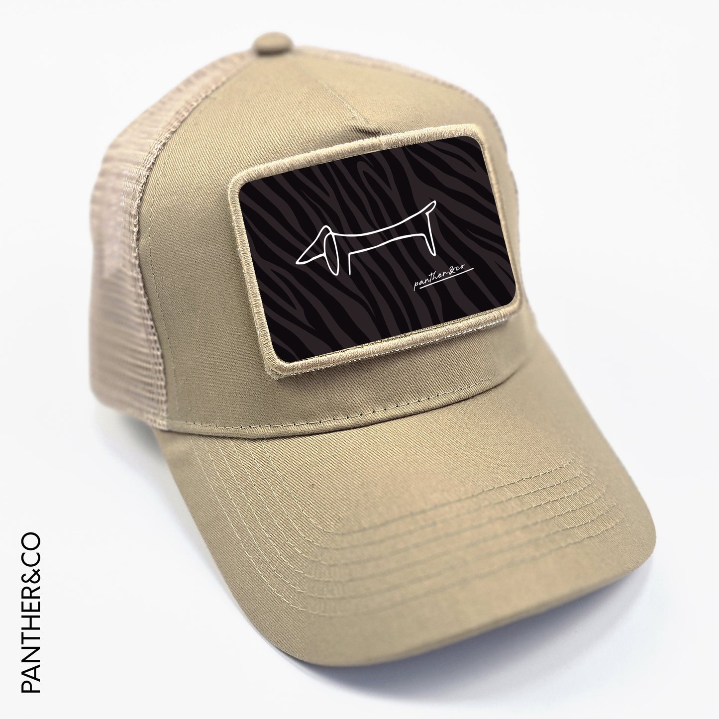 GORRA TRUCKER BEIGE PARCHES INTERCAMBIABLES CANN