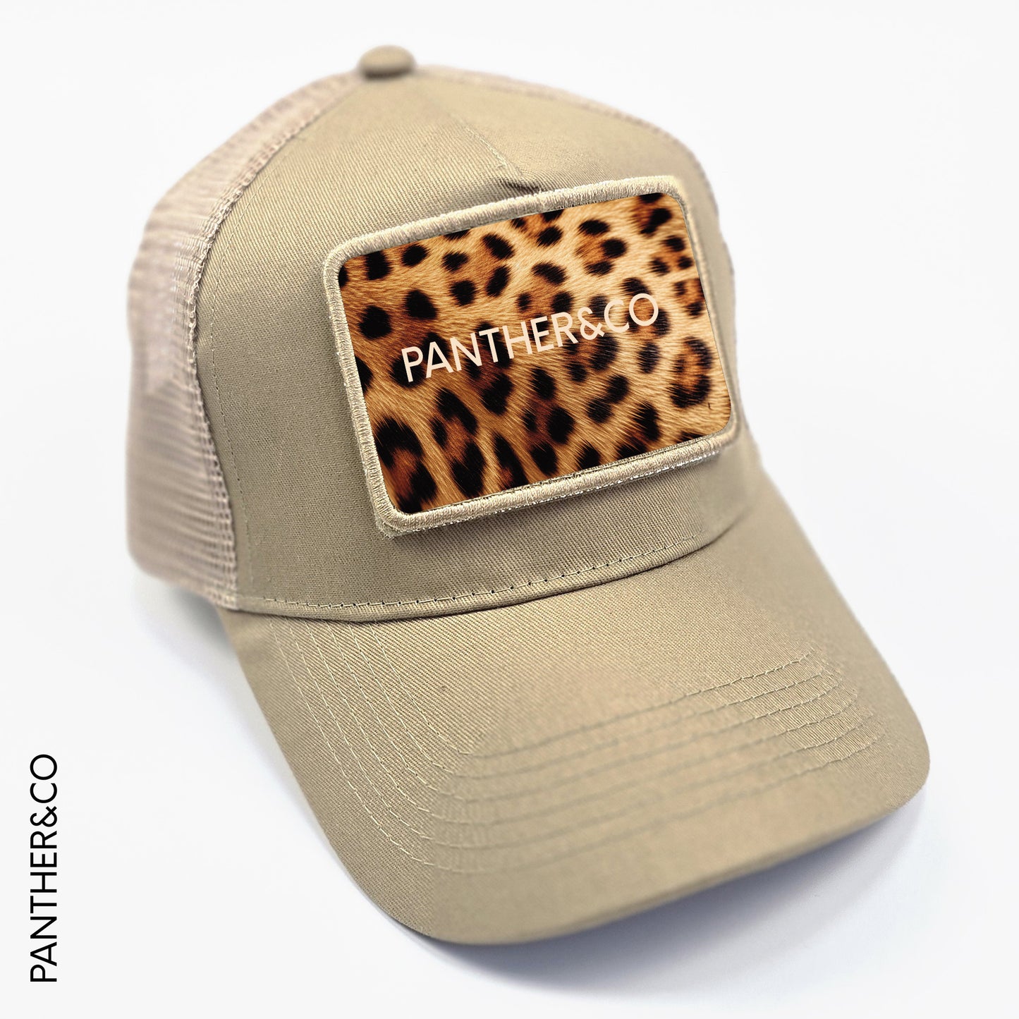 GORRA TRUCKER BEIGE PARCHES INTERCAMBIABLES PRINT