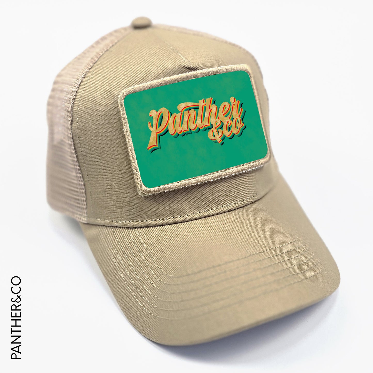 GORRA TRUCKER BEIGE PARCHES INTERCAMBIABLES VINTAGE GRN