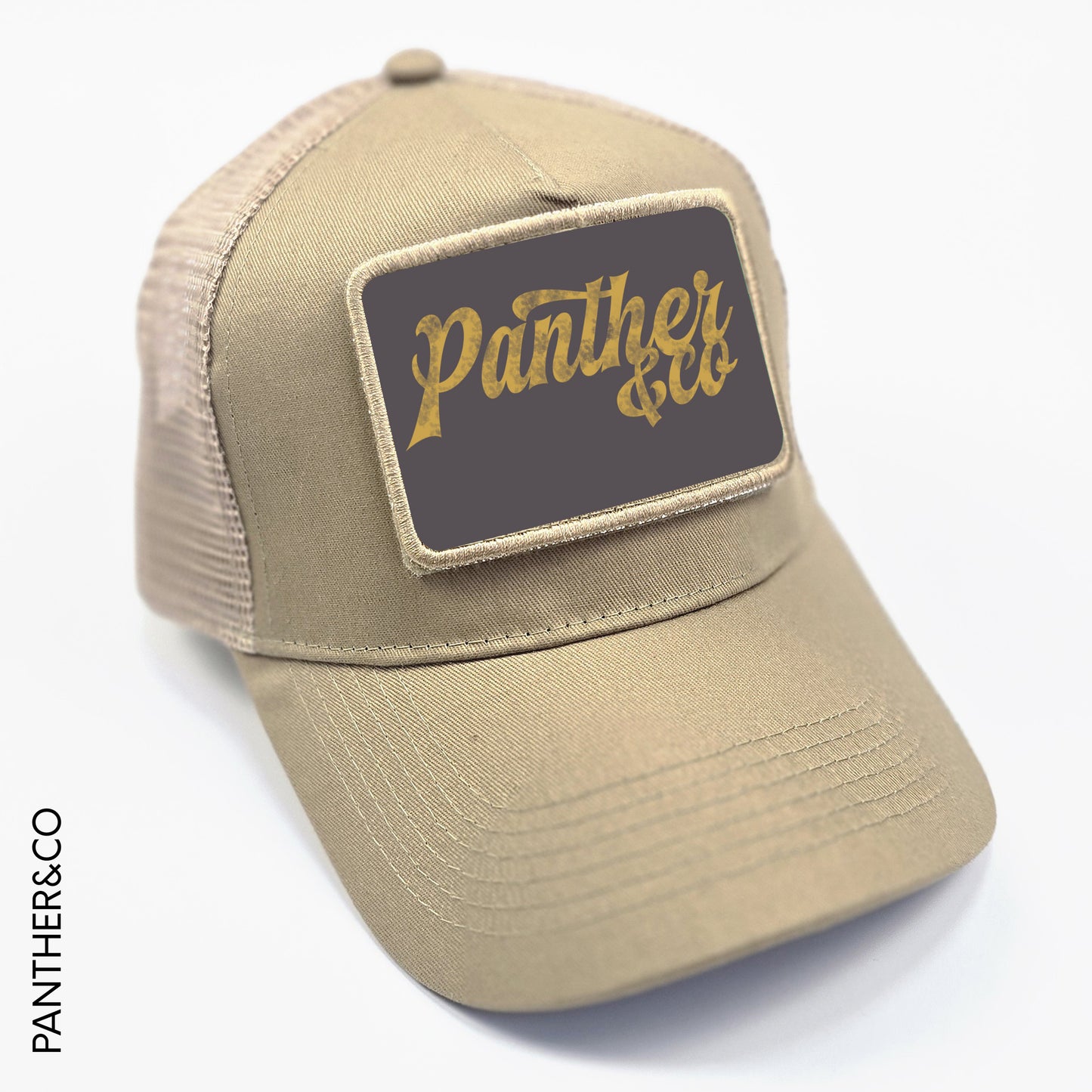 GORRA TRUCKER BEIGE PARCHES INTERCAMBIABLES NEGRA PARCHE VINTAGE GRY