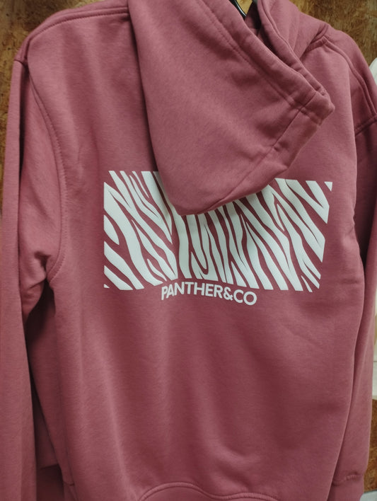 SUDADERA CAPUCHA UNISEX CORAL