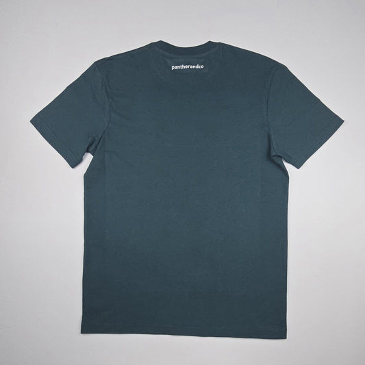 Camiseta manga corta hombre Verde lineal