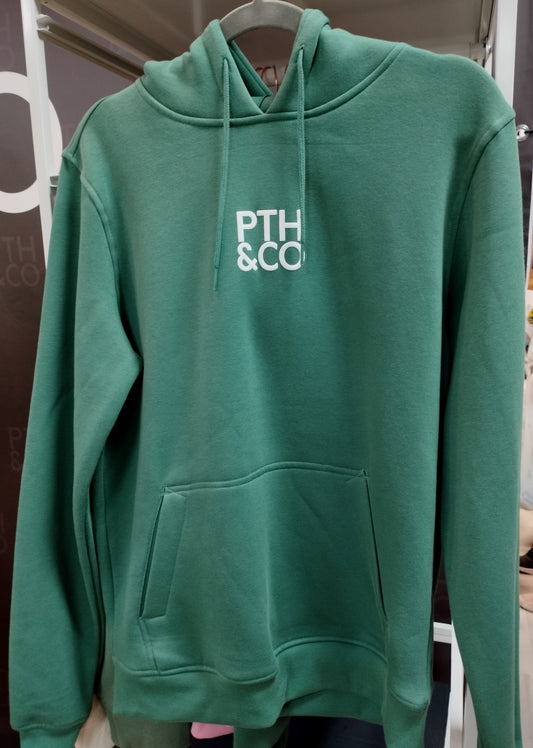 SUDADERA CAPUCHA UNISEX VERDE