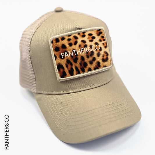 GORRA TRUCKER BEIGE PARCHES INTERCAMBIABLES PRINT