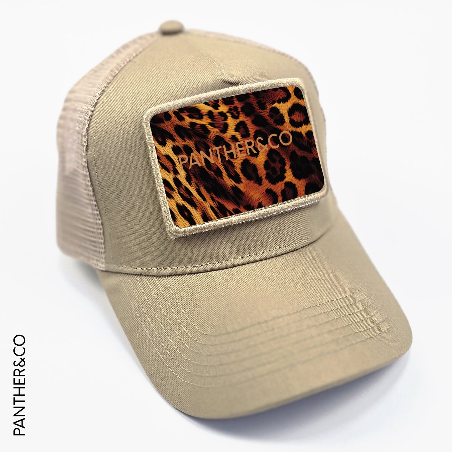 GORRA TRUCKER BEIGE PARCHES INTERCAMBIABLES PRINT DRK