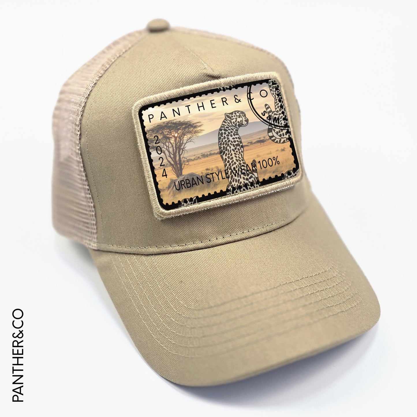GORRA TRUCKER BEIGE PARCHES INTERCAMBIABLES SUNSET PTH