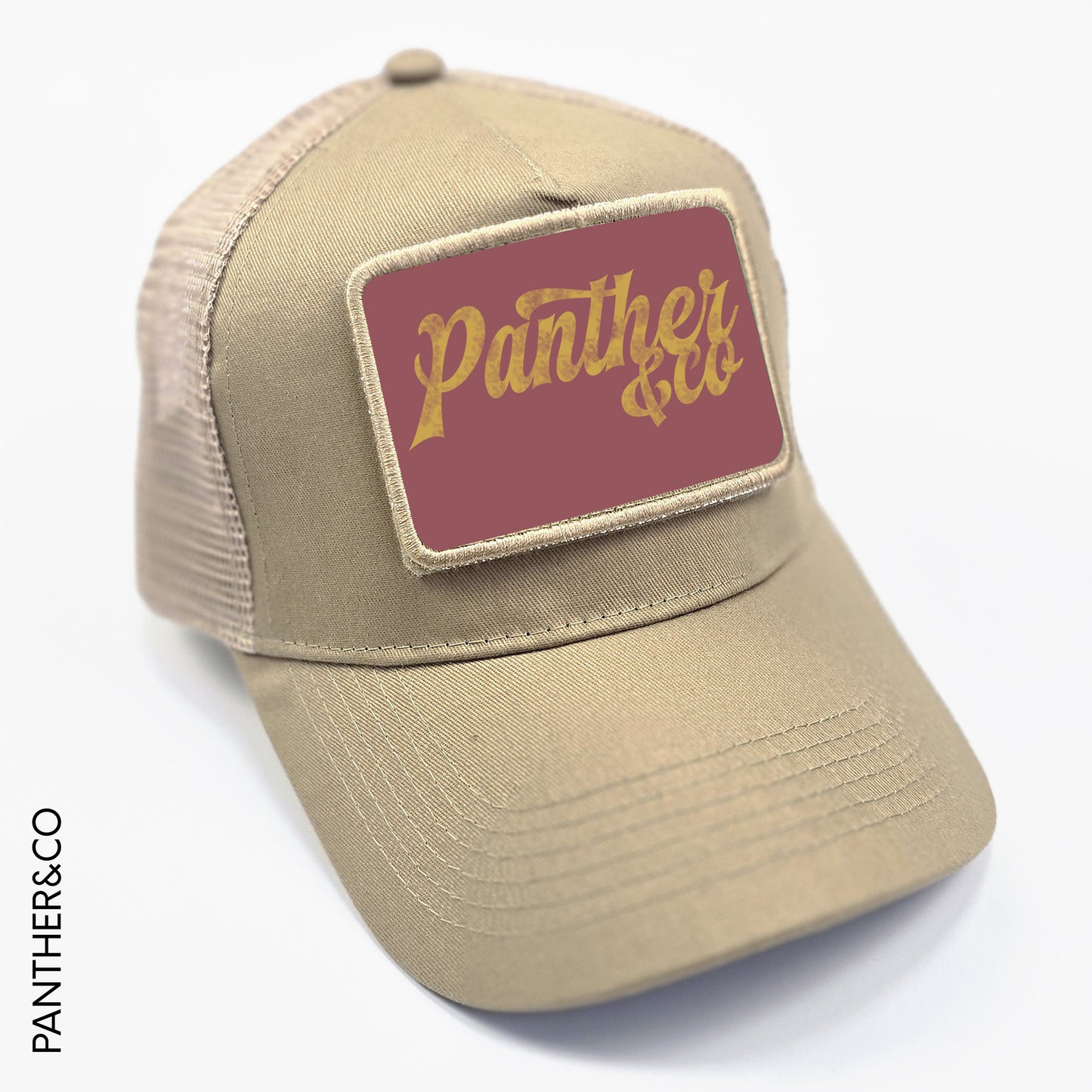 GORRA TRUCKER BEIGE PARCHES INTERCAMBIABLES VINTAGE PNK
